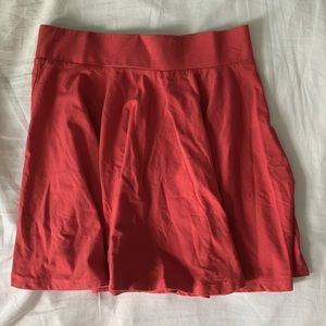 Pink/Red Skater Skirt
